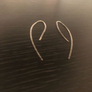 Silver earrings